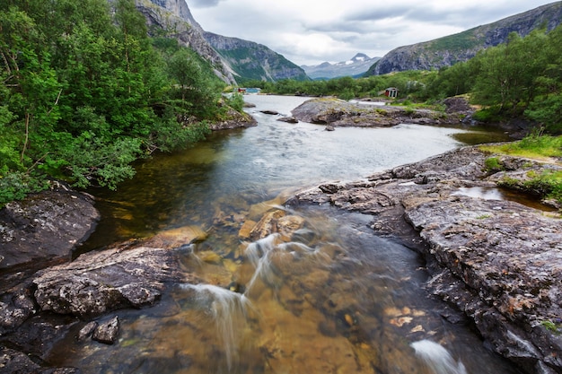 ノルウェー北部の美しい風景