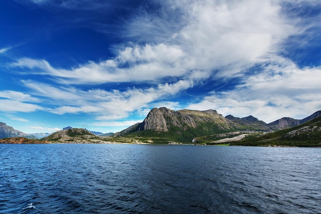 ノルウェー北部の美しい風景