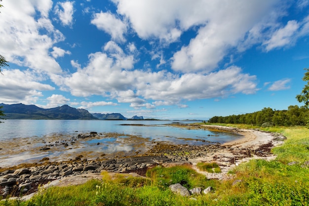 ノルウェー北部の美しい風景