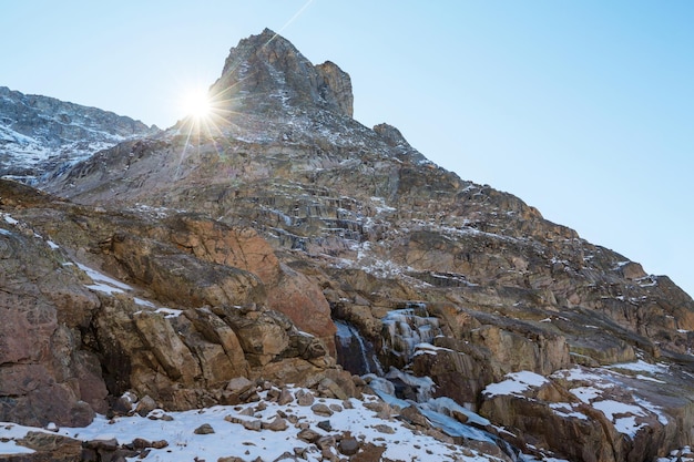 Picturesque mountain landscape Good for natural background