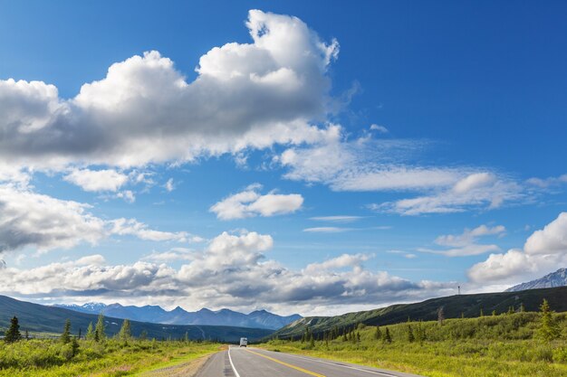 Picturesque Mountains of Alaska.