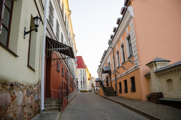 The picturesque old town in Minsk