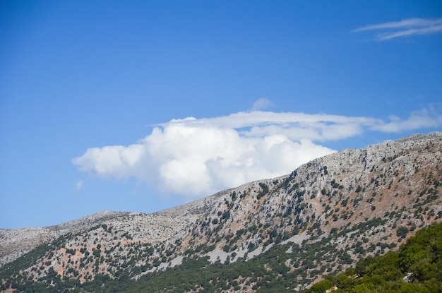 Picturesque plateau in Greece on the island of Crete