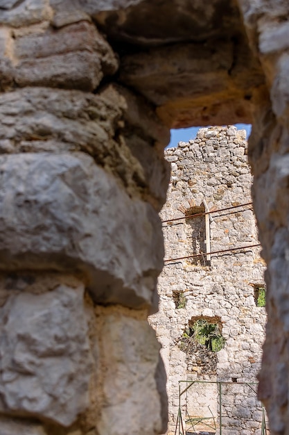 Photo picturesque ruins of the ancient city of olympos in turkey