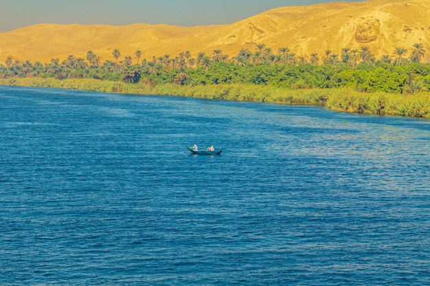 Picturesque scenery of the Nile River