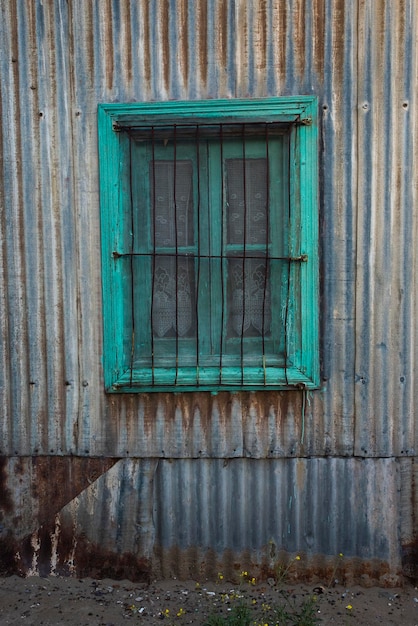 Picturesque typical construction in the town of Puerto Piramides Peninsula Valdes Chubut Province Patagonia Argentina