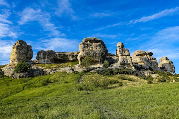 バフチサライのスフィンクスの美しい景色バフチサライクリミアロシアクリミア半島