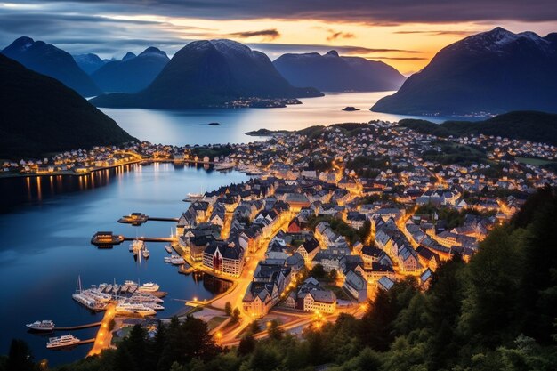 Picturesque villages like Alesund and FlAm