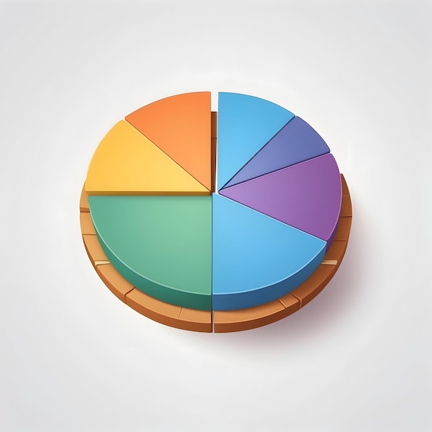 Pie chart icon Business graph Data visualization Chart diagram Statistical graph Financial char