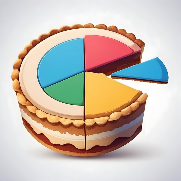 Pie chart icon Business graph Data visualization Chart diagram Statistical graph Financial char