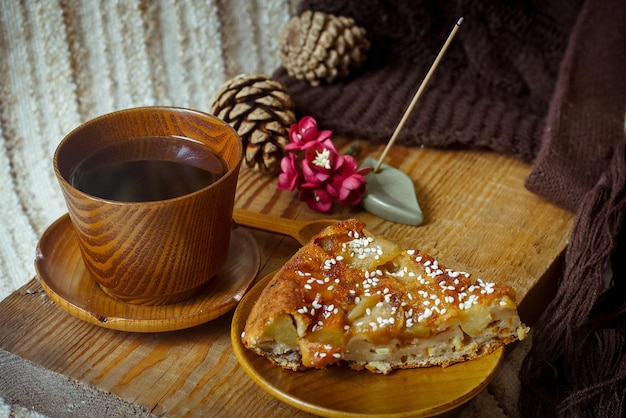 Pie tea and Incense stick Aromatherapy