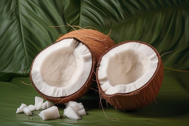 Piece of coconut