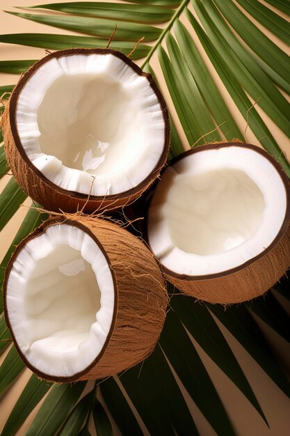 Piece of coconut