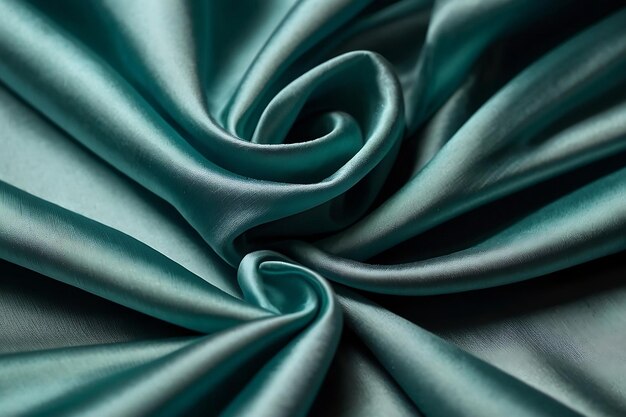 Photo a piece of fabric with a shiny texture the fabric is long and has a smooth silky feel