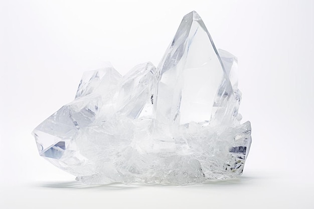 a piece of ice that is shaped like diamonds.