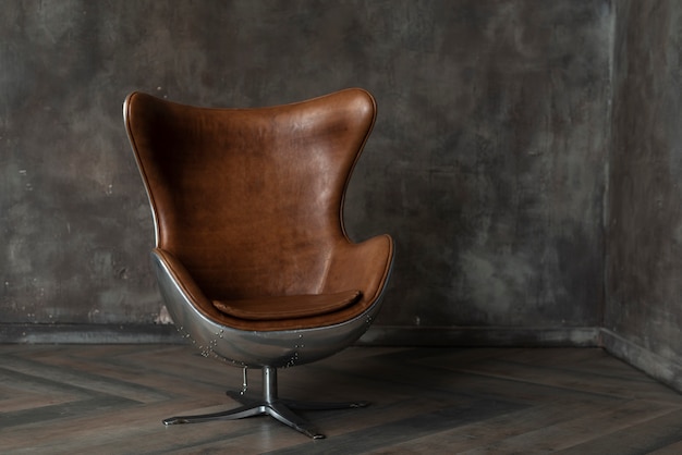 piece of leather furniture indoors