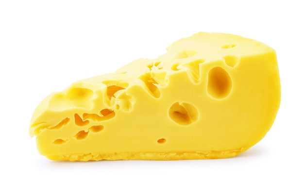 고립 된 치즈 조각