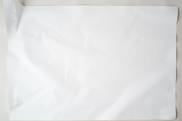 a piece of paper that is white