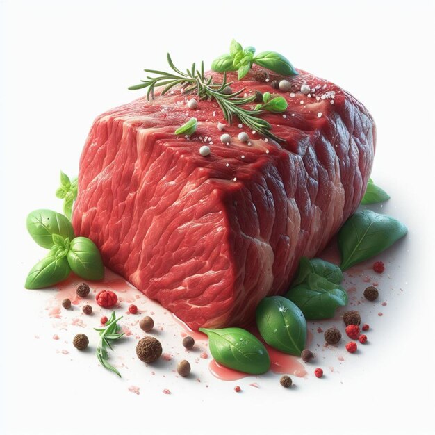 Photo piece of raw meat