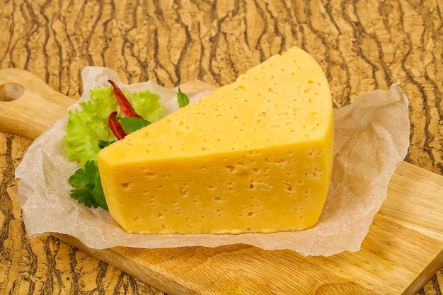 Piece of Yellow Cheese