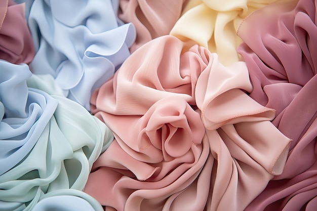 Pieces of fabric