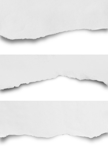 Фото Кусочки рваной бумаги текстуры фона с копией пространства для текста