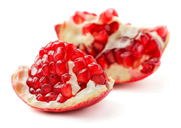 Pieces of ripe pomegranate