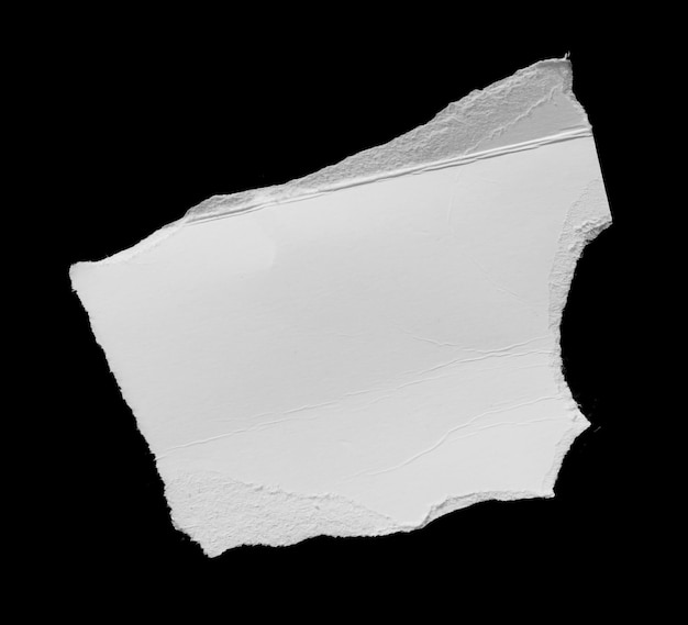 テキストのコピースペースと破れた紙のテクスチャの背景の断片