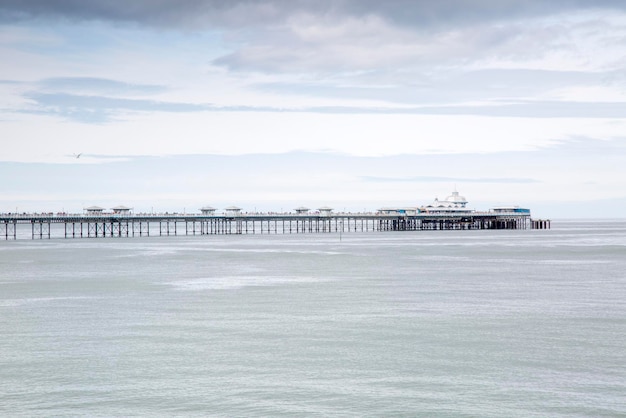 Pier at Llandudno, Wales, UK