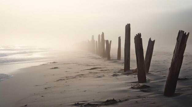 Photo pier sticks