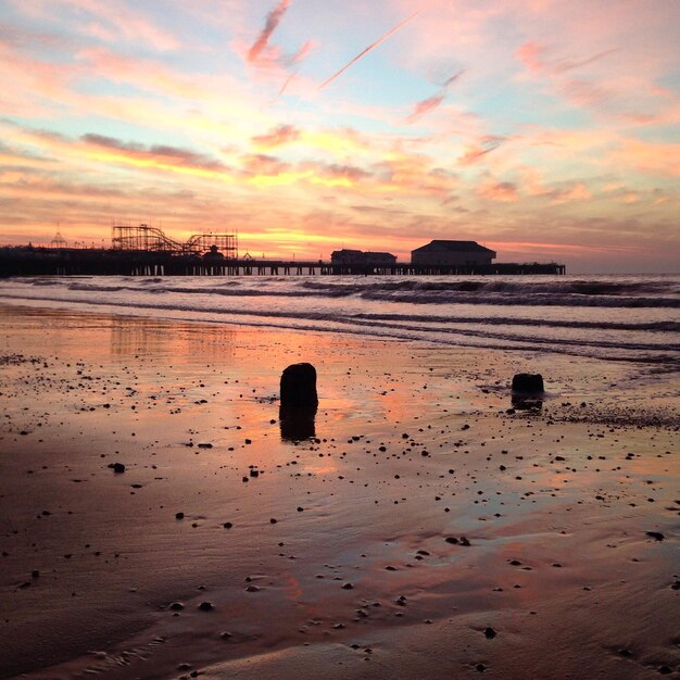 Pier at sunset