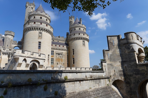 Pierrefonds is a castle situated in the commune of Pierrefonds in the Oise department in the region of Picardy France