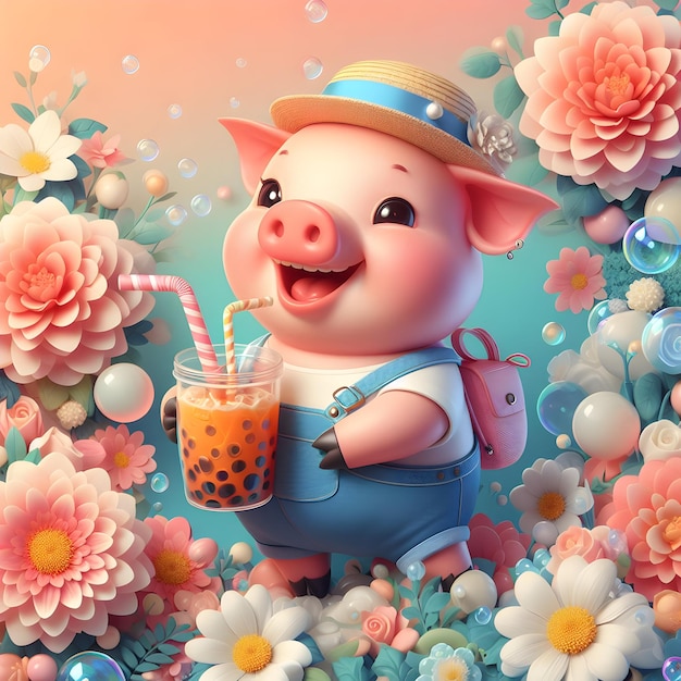 Pig Illustration