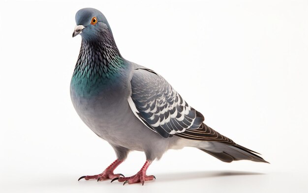 Photo pigeon isolated on clear background