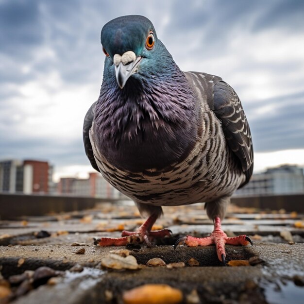 Pigeon wild life photography hdr 4k