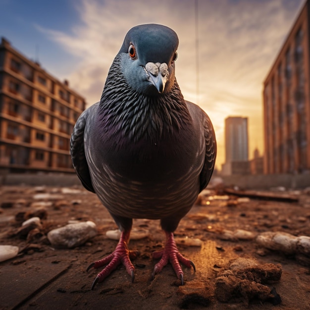 Pigeon wildlife fotografie hdr 4k