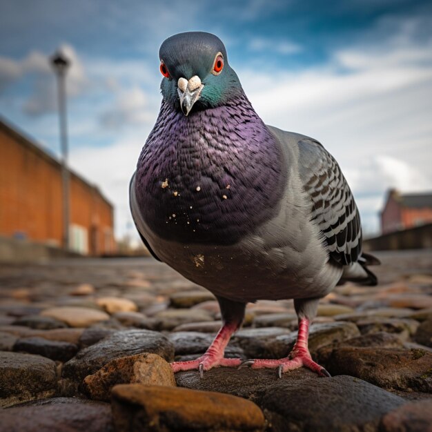 Pigeon wildlife fotografie hdr 4k