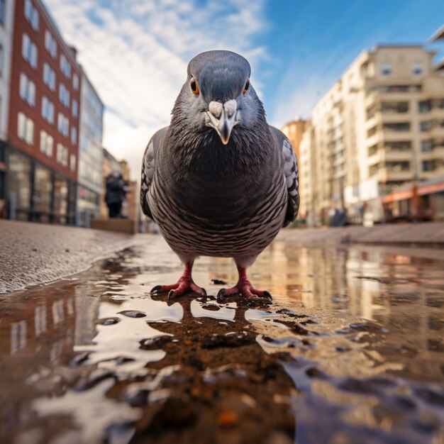 Pigeon wildlife fotografie hdr 4k