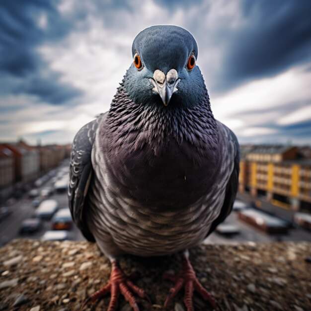 Pigeon wildlife fotografie hdr 4k