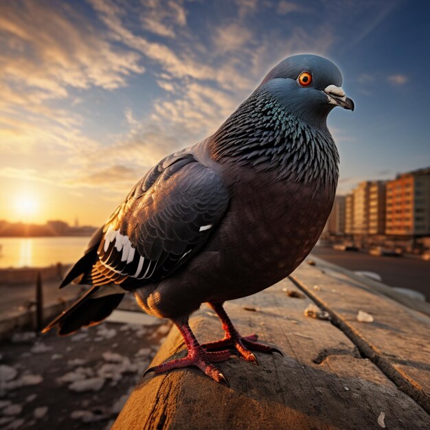 Pigeon wildlife fotografie hdr 4k