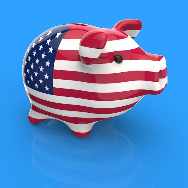 Piggy bank - 3D Illustration