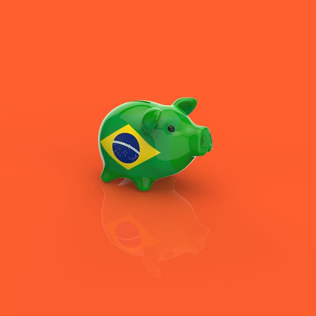 Piggy bank - 3D Illustration