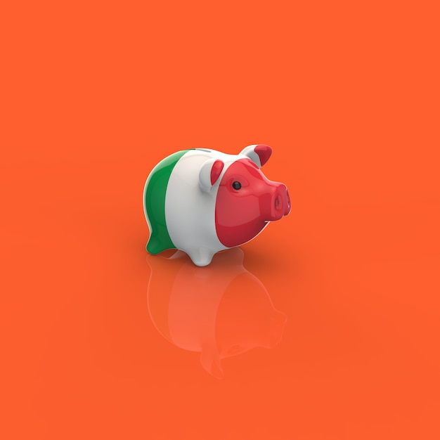 Piggy bank - 3D Illustration