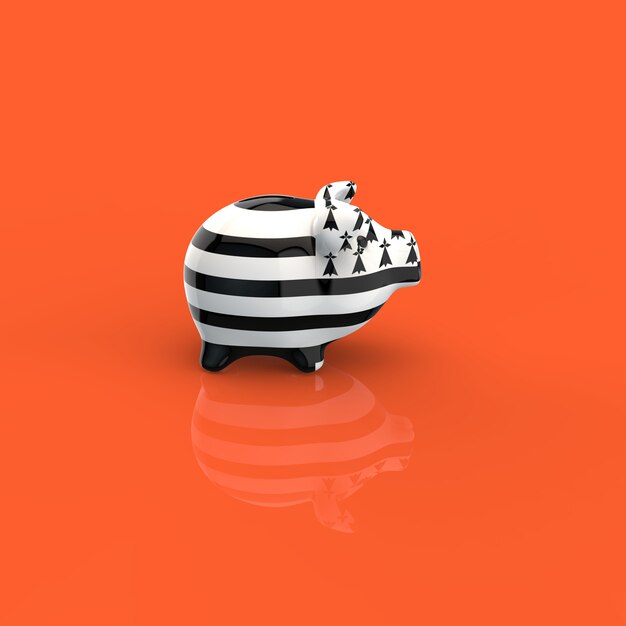 Piggy bank - 3D Illustration