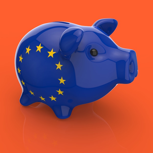 Piggy bank - 3D Illustration