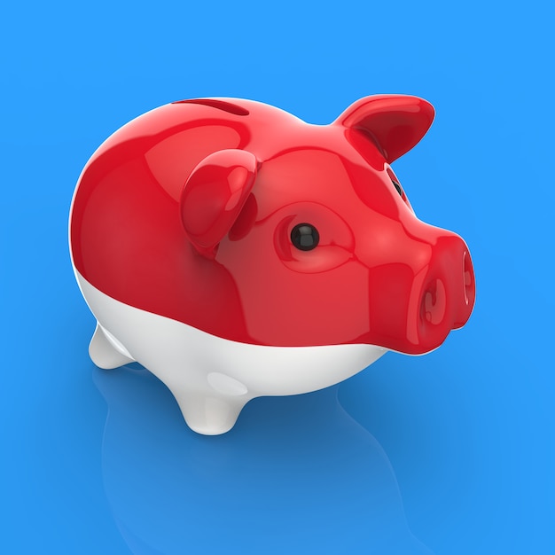 Piggy bank - 3D Illustration