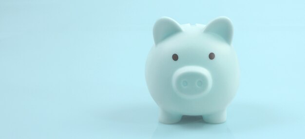 Piggy bank and finance money saving