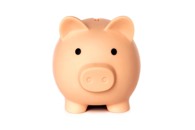 Piggy Bank geïsoleerd op wit