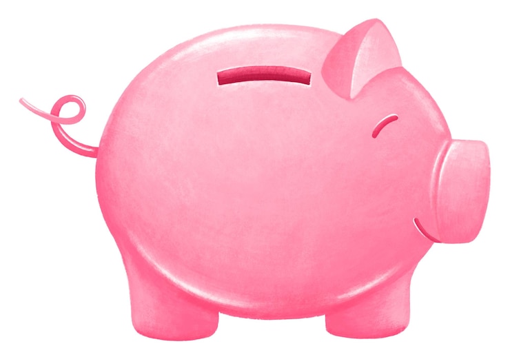 Foto piggy bank png spaarfinanciering illustratie doorzichtige achtergrond