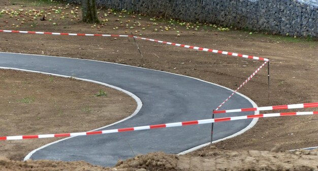 Foto pijl op de weg